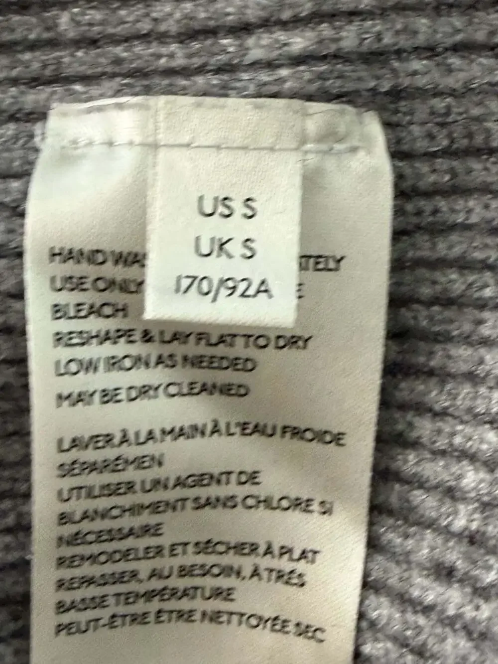 Free People Softly Structured Heather Gray Oversized Turtleneck Ribbed Sweater